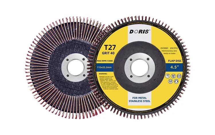 Vertical flap disc