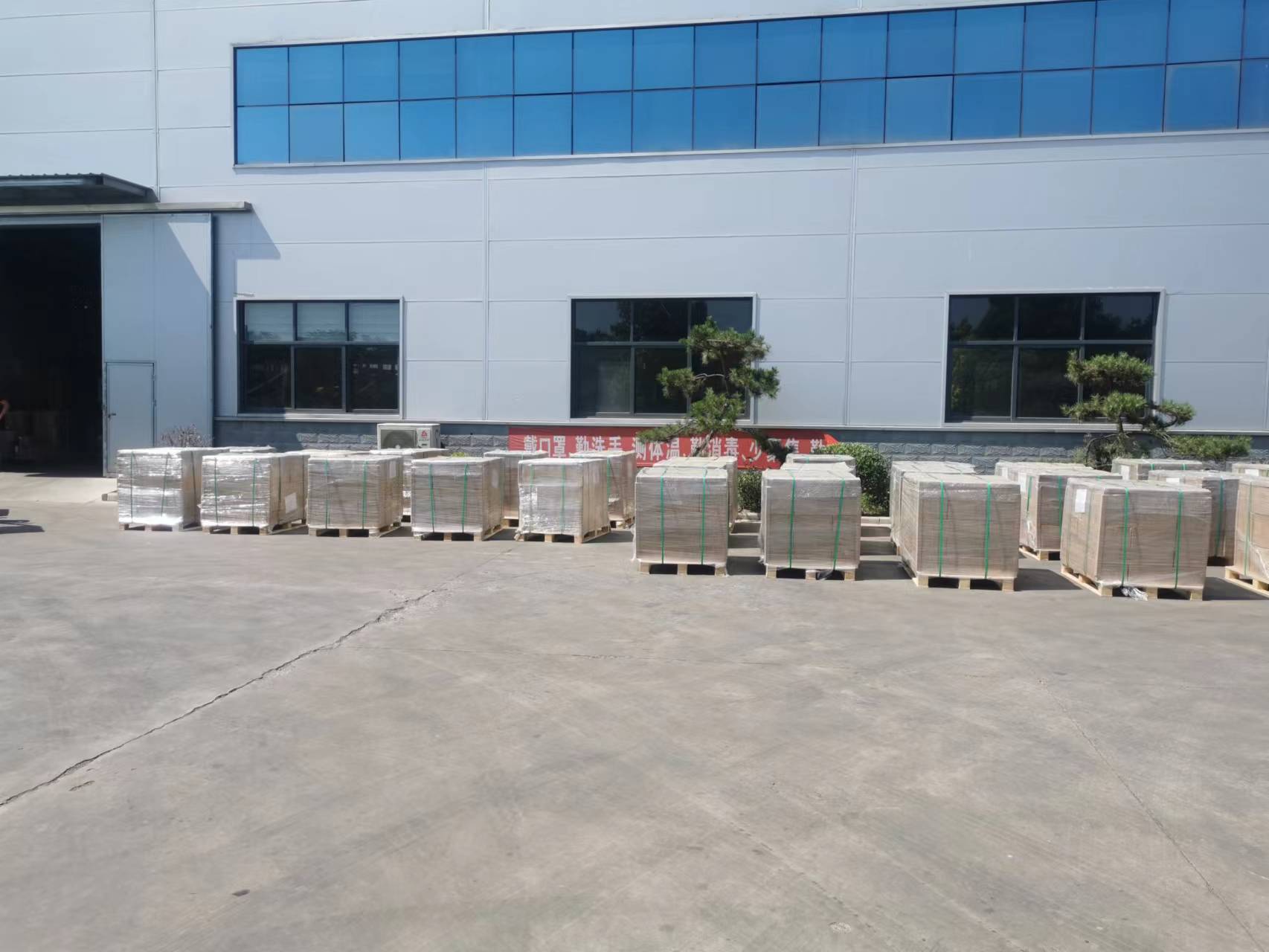 Fiberglass Backing Plate exported to Russia