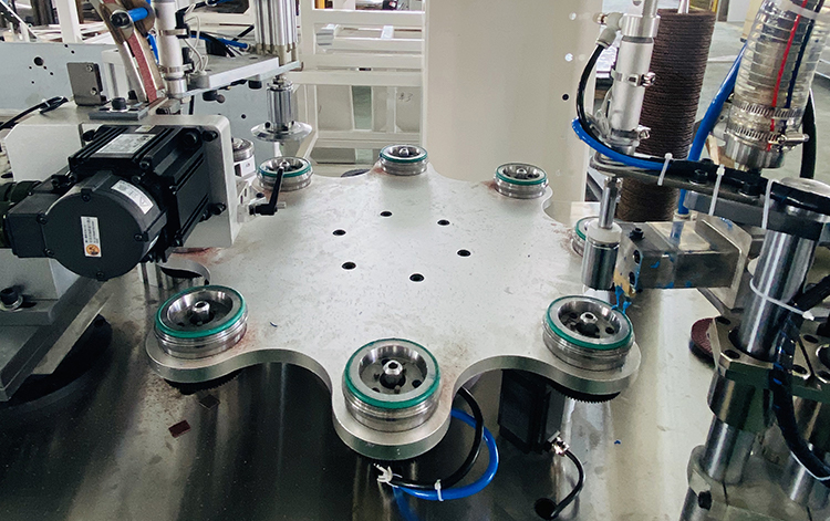 Flap disc making machine